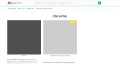 Desktop Screenshot of magasins-brive.com